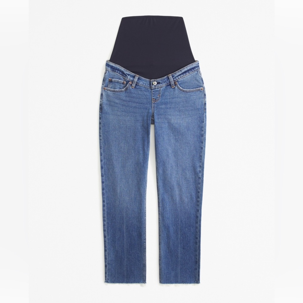 Maternity 90s straight jeans